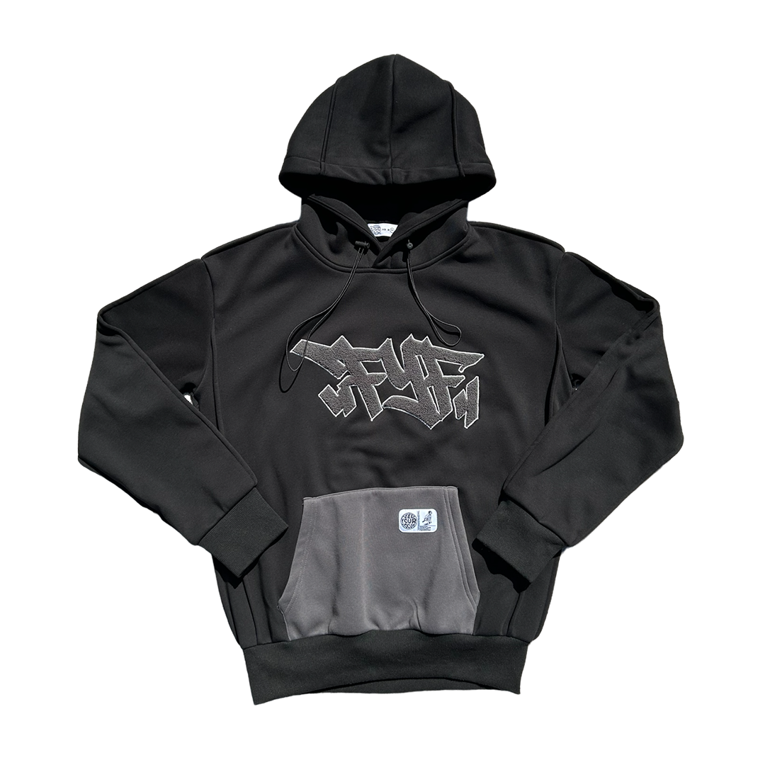 BLACK FYF HOODIE