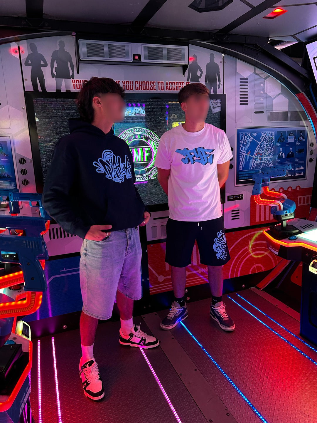 BLUE FYF TEE (WHITE)