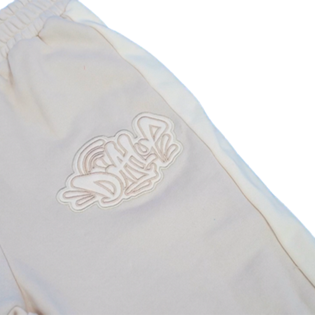 CREAM SPLICED JOGGER