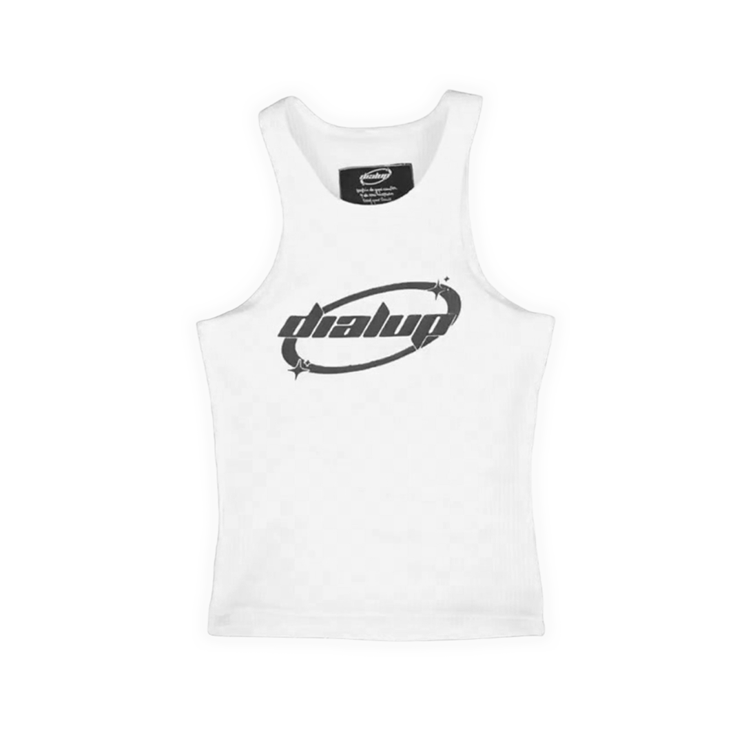 WMNS WIT/ZWARTE TANK